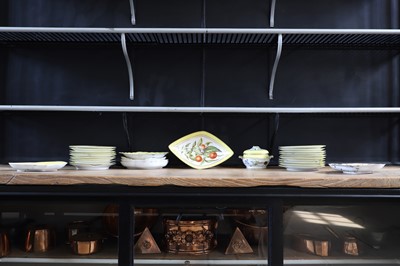 Lot 102 - A Derby porcelain botanical dessert service