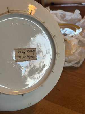 Lot 102 - A Derby porcelain botanical dessert service