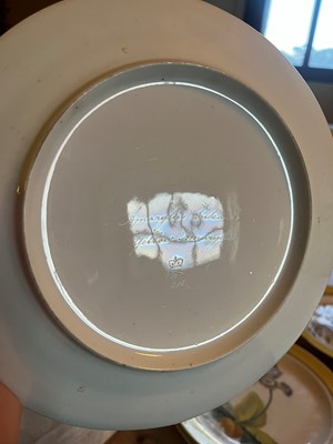 Lot 102 - A Derby porcelain botanical dessert service