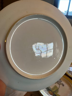 Lot 102 - A Derby porcelain botanical dessert service