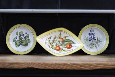 Lot 102 - A Derby porcelain botanical dessert service