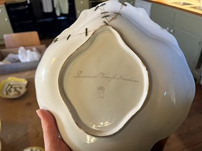 Lot 102 - A Derby porcelain botanical dessert service