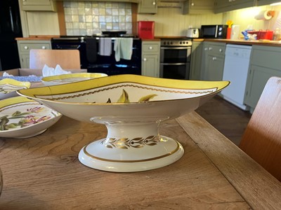 Lot 102 - A Derby porcelain botanical dessert service