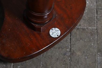 Lot 399 - An adjustable mahogany reading stand