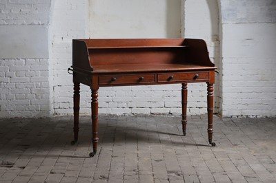 Lot 155 - A mahogany washstand