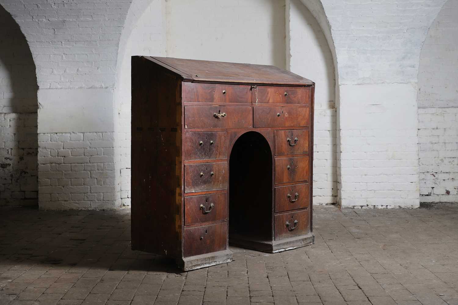 Lot 64 - A George III mahogany clerk's desk