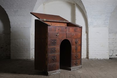 Lot 64 - A George III mahogany clerk's desk