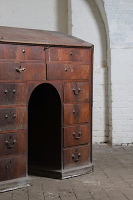 Lot 64 - A George III mahogany clerk's desk