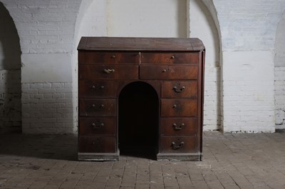 Lot 64 - A George III mahogany clerk's desk