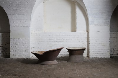 Lot 371 - Two Victorian hip baths