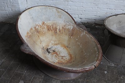 Lot 371 - Two Victorian hip baths