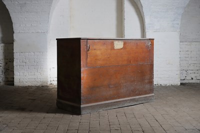 Lot 368 - A large pine chest