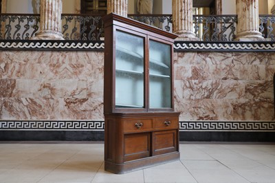 Lot 312 - A Holkham Estate oak cabinet