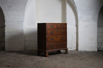 Lot 180 - An oak chest