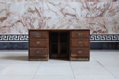 Lot 307 - A Victorian pine desk