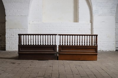 Lot 384 - A double postmaster's desk
