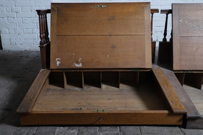 Lot 384 - A double postmaster's desk