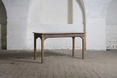 Lot 345 - A mahogany console table