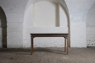 Lot 345 - A mahogany console table
