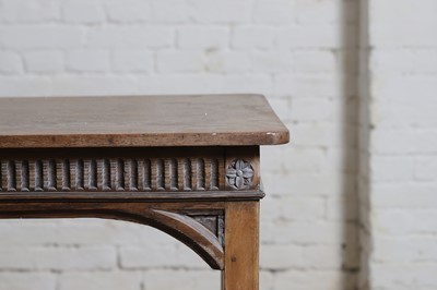 Lot 345 - A mahogany console table
