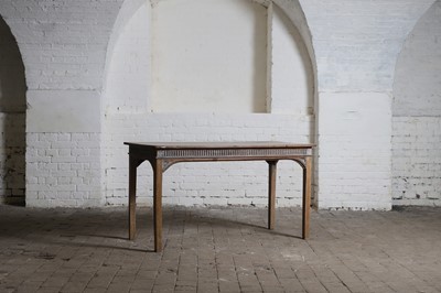 Lot 345 - A mahogany console table