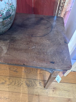 Lot 345 - A mahogany console table