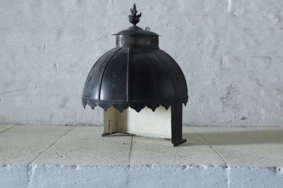 Lot 382 - A Regency toleware lantern hood