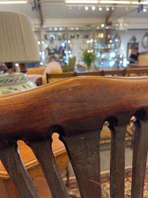 Lot 424 - A set of eight George III mahogany dining chairs