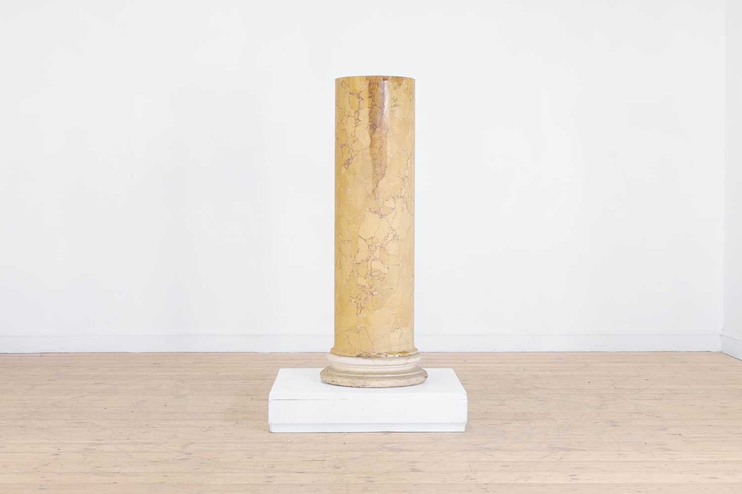 Lot 438 - A scagliola column