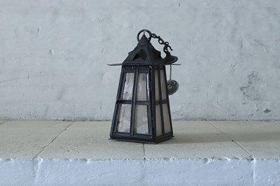 Lot 134 - A small Arts and Crafts porch lantern