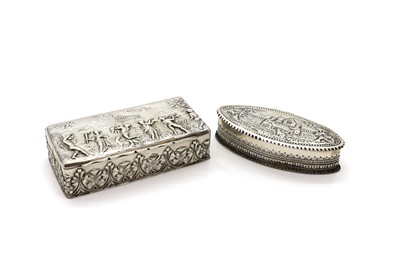 Lot 103 - A silver box