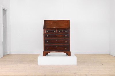 Lot 532 - A George III mahogany bureau