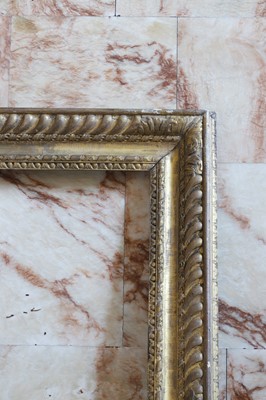 Lot 23 - A large giltwood picture frame