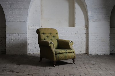 Lot 380 - A late Victorian armchair