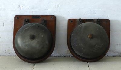 Lot 320 - A pair of Edwardian electric estate bells