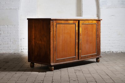 Lot 53 - A Regency mahogany low press cupboard