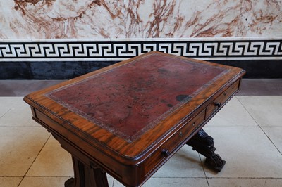 Lot 19 - A pair of William IV mahogany library tables