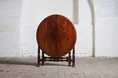 Lot 149 - A mahogany circular folding table