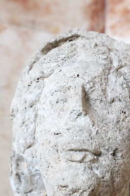 Lot 35 - An Etruscan nenfro head of a female