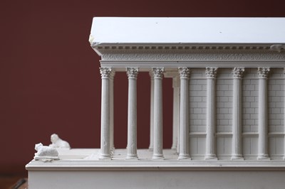 Lot 248 - A plaster of Paris model of Maison Carrée