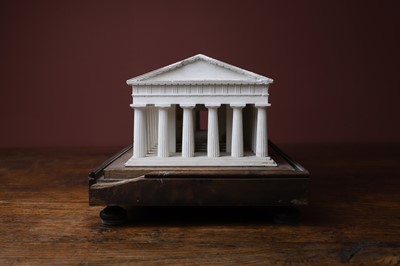 Lot 250 - A plaster of Paris model of the Temple of Hera II at Paestum