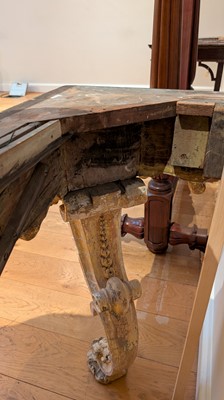 Lot 6 - A George II carved and gilt console table