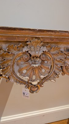 Lot 6 - A George II carved and gilt console table