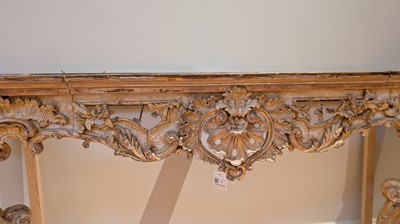 Lot 6 - A George II carved and gilt console table