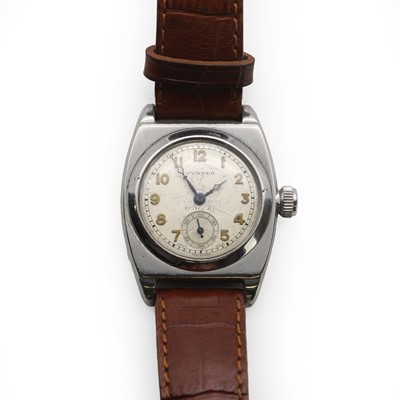 Lot 534 - A stainless steel Oyster Unicorn mechanical strap watch.