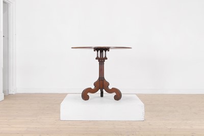 Lot 380 - A George II mahogany pillar-and-claw table