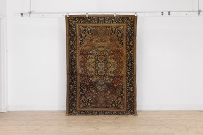Lot 435 - A Persian wool rug