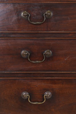 Lot 366 - A George III mahogany bachelor's chest