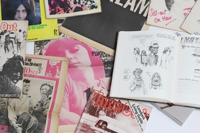 Lot 146 - A collection of counterculture-related ephemera and books