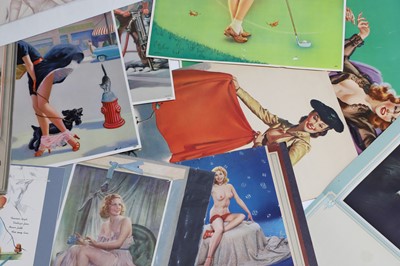 Lot 188 - A group of American pin-up prints and calendars